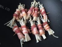 家常菜五花肉金针菇卷做法图解5)