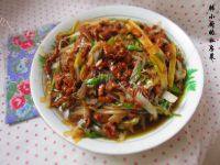 家常菜酱肉丝