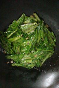 家常菜蒜蓉油麦菜做法图解7)