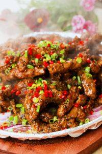 家常菜黑椒牛柳