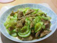 自己做的西葫芦炒肉
