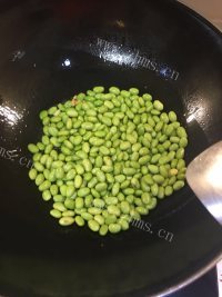 家常菜清炒毛豆做法图解3)