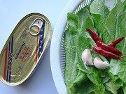 美味的豆豉鲮鱼油麦菜做法图解1)