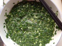 家常菜韭菜炒鸡蛋做法图解3)
