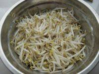 家常菜绿豆芽炒韭菜做法图解1)