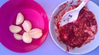 美味的香芋扣肉做法图解10)