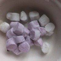 我的「手工美食」芋圆牛奶做法图解1)