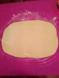 自制肉松火腿面包做法图解6)