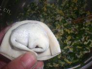 自己做的荠菜猪肉水饺做法图解8)