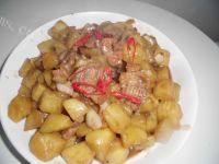 家常菜红烧土豆块