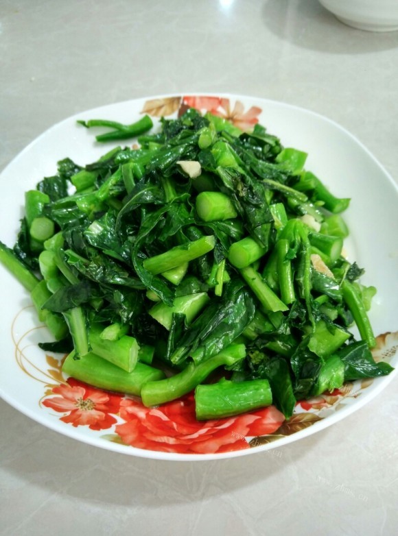 清炒芥兰菜