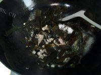 香味四溢的海带炒肉丝