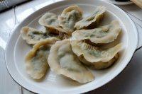 四溢的韭菜猪肉水饺