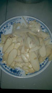 家常菜清炒茭白