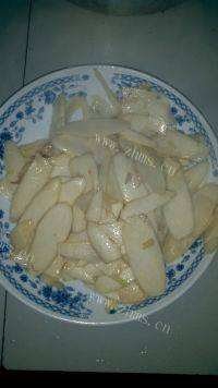 家常菜清炒茭白