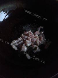 家常菜酸菜炒肉丝做法图解4)