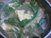 美味的生菜鸡蛋