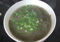 美味的葱香地皮汤做法图解8)