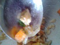 美味的多彩蛋炒饭
