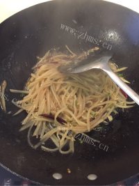 家常菜酸辣土豆丝