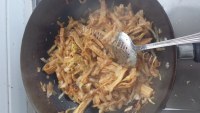 自己做的素炒饼做法图解6)