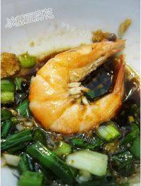 美味的白灼鲜虾