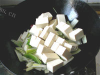 油而不腻的炒豆腐的做法图解六