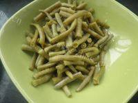 开胃的酸豆角炒鸡胗做法图解3)