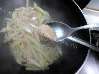 家常菜莴笋炒肉丝