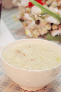 美味的青菜瘦肉粥做法图解19)
