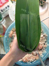 美味的闽南风味肉粽做法图解9)