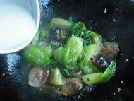 家常菜香菇扒菜胆