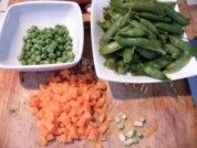 自己做的豌豆蛋炒饭做法图解1)