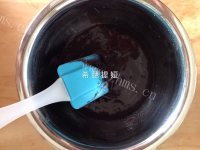 黑米蛋糕做法图解5)