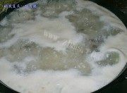 鲜美鸭肉粥做法图解6)