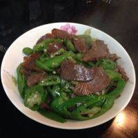 家常菜青椒牛肉
