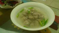 美味的清汤丸子