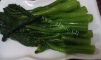 家常菜蒜茸菜心做法图解6)