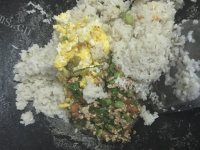 油而不腻的蛋炒饭做法图解8)