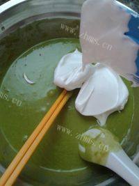 家有大厨之抹茶蛋糕做法图解8)
