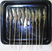 香烤串串虾做法图解6)