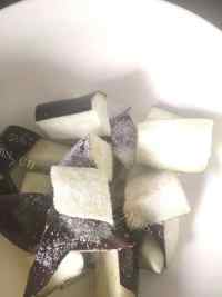 美味干锅土豆茄子块做法图解3)