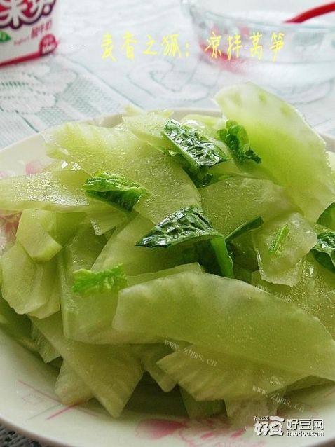 凉拌莴笋