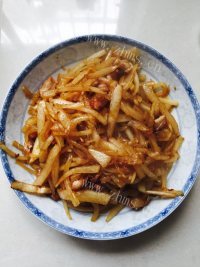 好吃的萝卜丝炒肉做法图解8)
