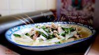 家常菜小白菜炒肉