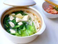 颜值高的青菜豆腐汤