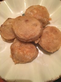 美味营养的炸藕盒做法图解8)