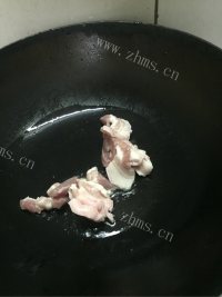 简单版莴笋炒五花肉做法图解3)