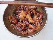青椒土豆炒肉片做法图解1)