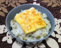 芝士蛋饼笋丁炒饭做法图解12)